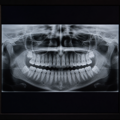Representative panoramic dental radiograph.