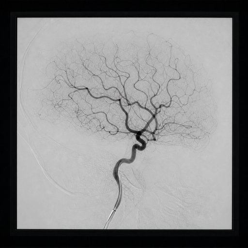 Representative fluoroscopy angiography image.