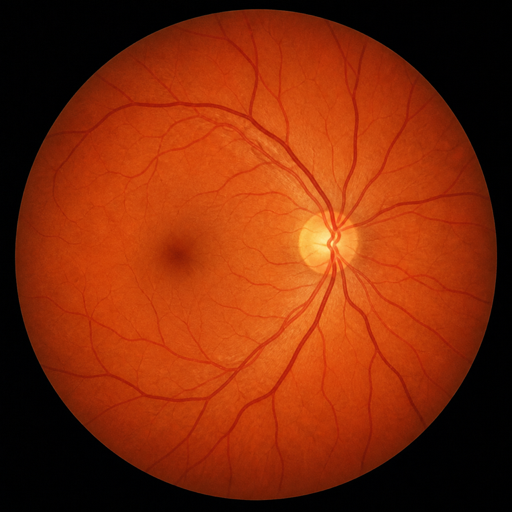 Representative color fundus photograph.